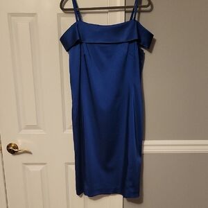 Elegant Blue Women's Dress